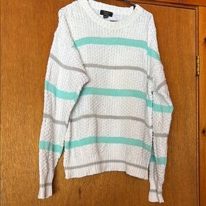 Oversized crochet sweater